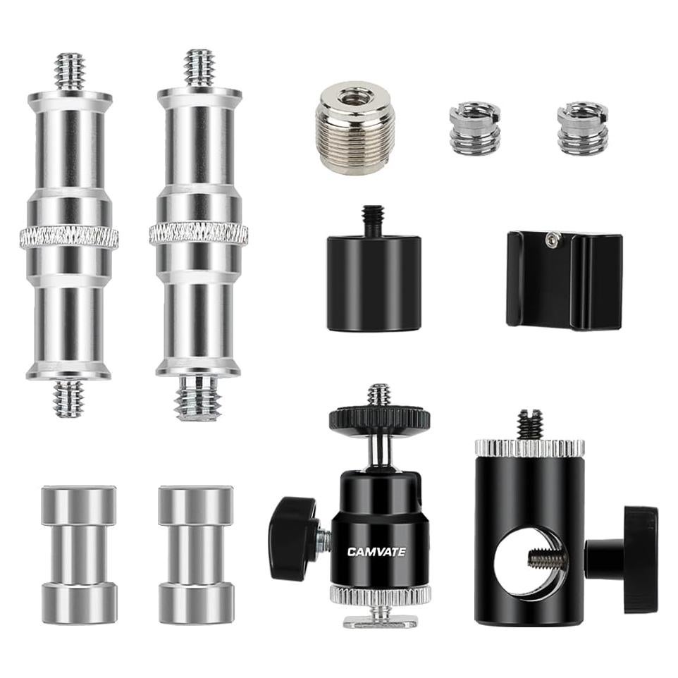 Juego de Tornillos para Cámara CAMVATE 11 Piezas 1/4"-20 y 3/8"-16
