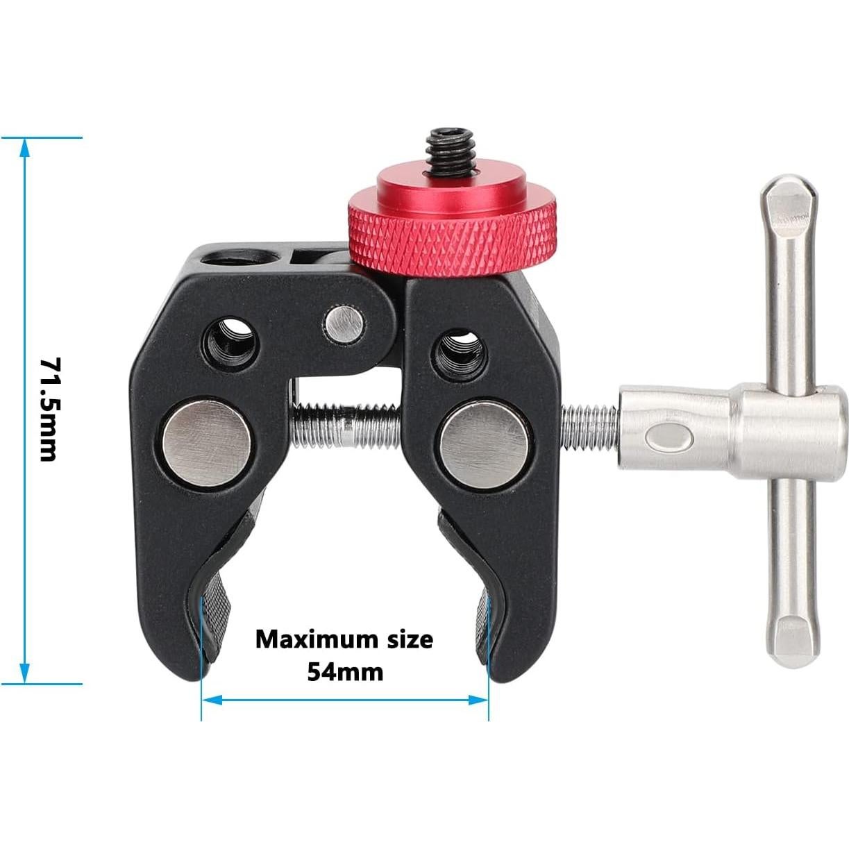 Abrazadera Super Crab Clamp CAMVATE 1/4"-20 (2-Pack)