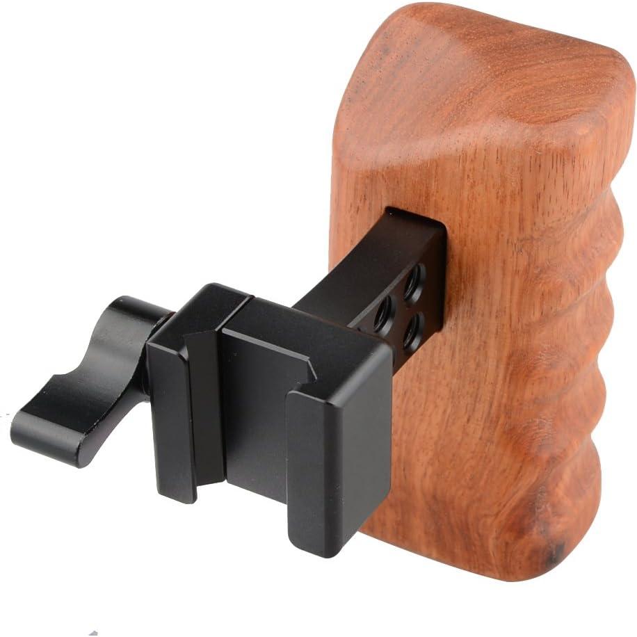 Mango de Madera CAMVATE para DSLR Mano Izquierda 7 cm