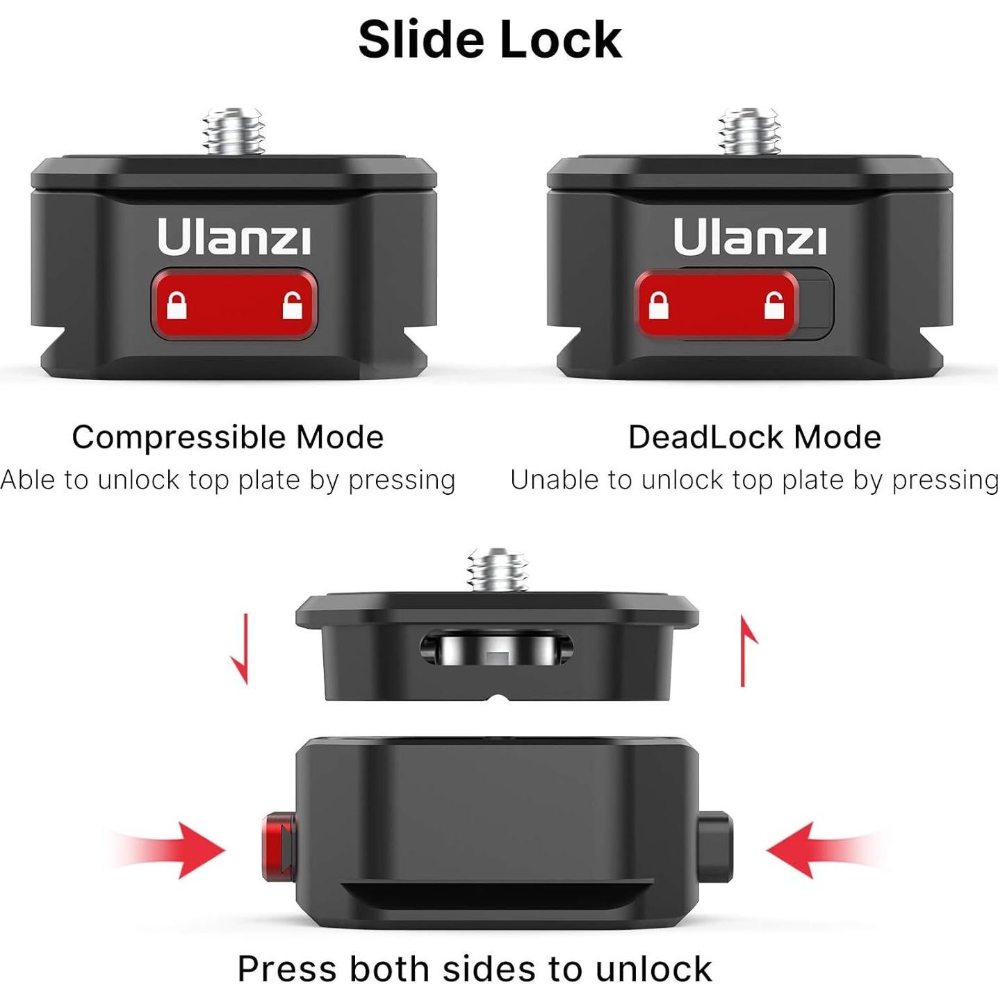 Base de Montaje Rápido ULANZI Claw para Cámara y Trípode