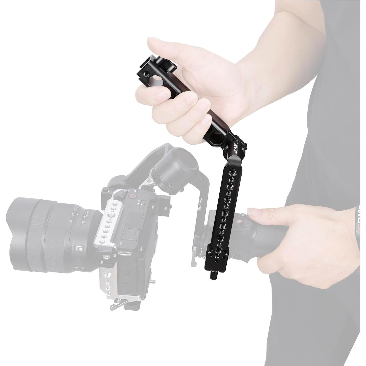 Mango Ajustable Niceyrig para Estabilizadores DJI RS4/RS3/RS2