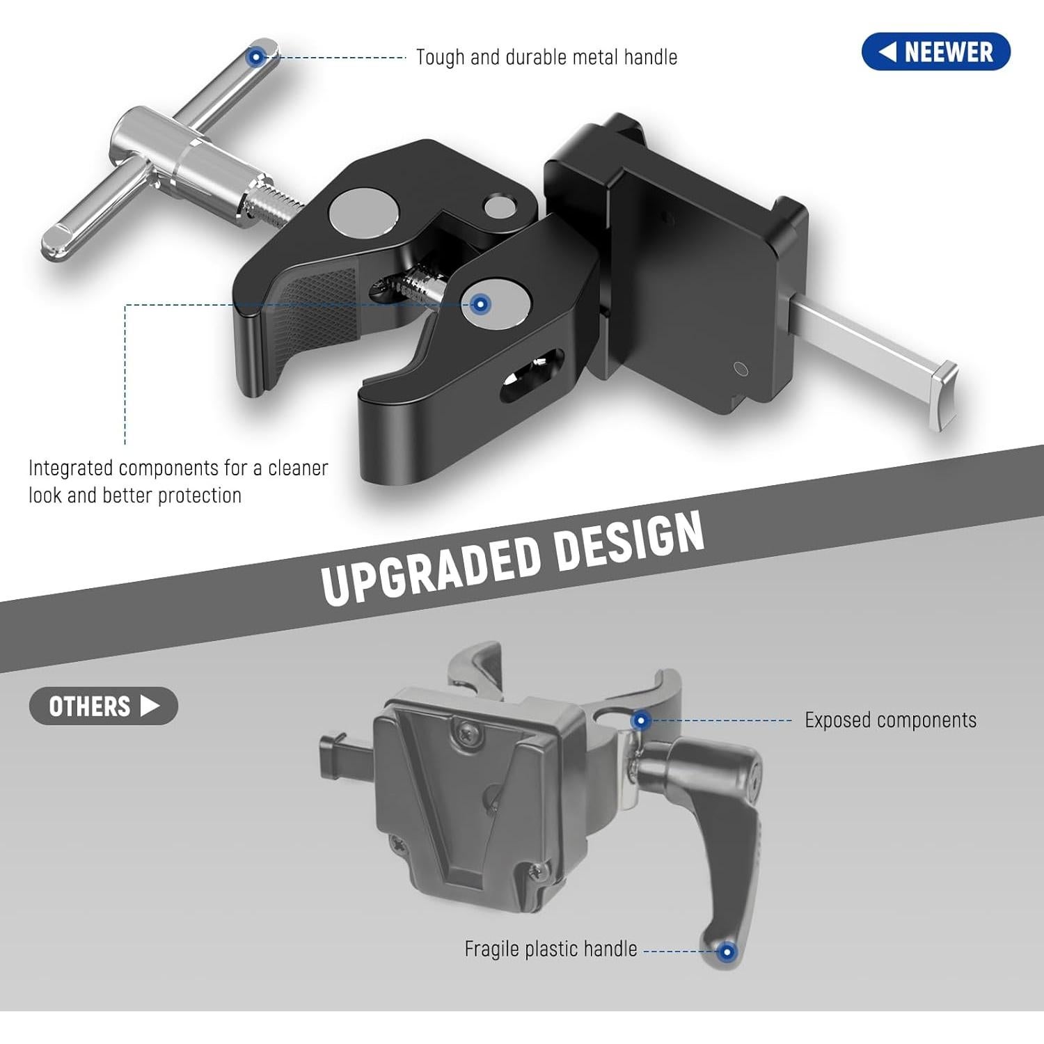 Abrazadera de Batería V-Lock NEEWER PS006 para Gimbal y Trípode