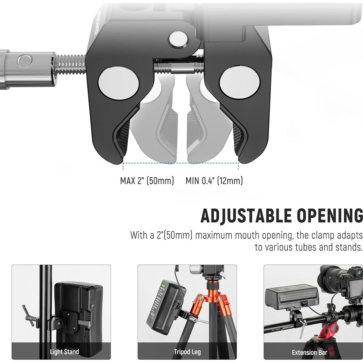 Abrazadera de Batería V-Lock NEEWER PS006 para Gimbal y Trípode