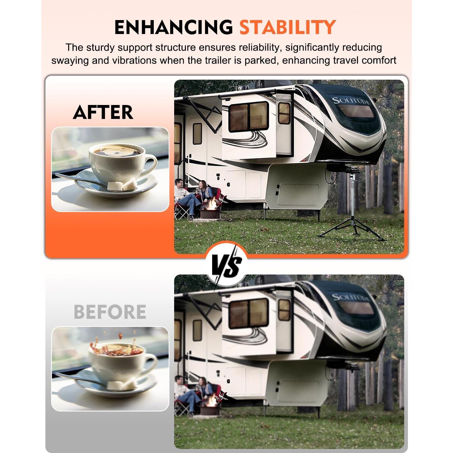 Estabilizador de Trípode Lupar para Quinto Rueda 9.48 kg