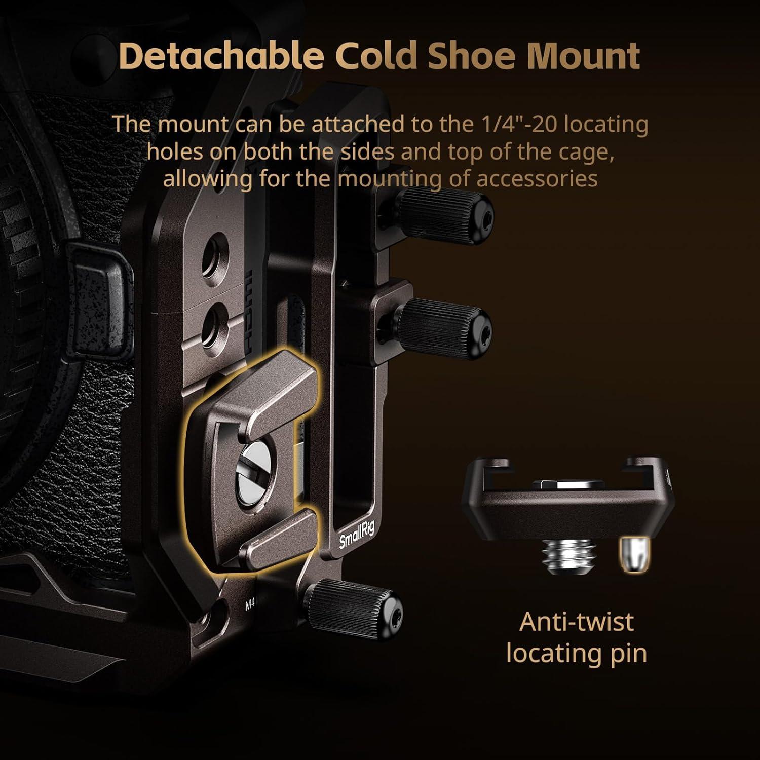 Jaula SmallRig 5258 para Nikon Z5/Z6/Z7 - Aluminio, Placa Arca