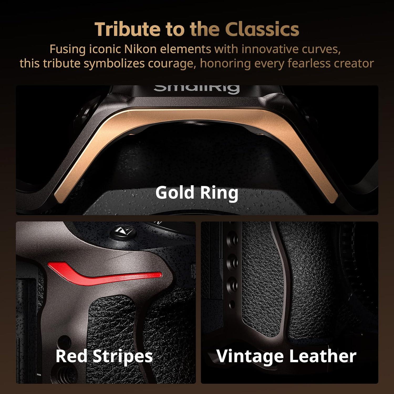 Jaula SmallRig 5258 para Nikon Z5/Z6/Z7 - Aluminio, Placa Arca