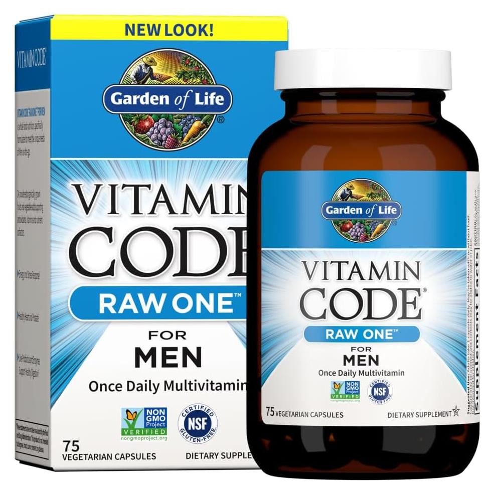 Multivitamina Jardín de Vida para Hombres 75 Cápsulas