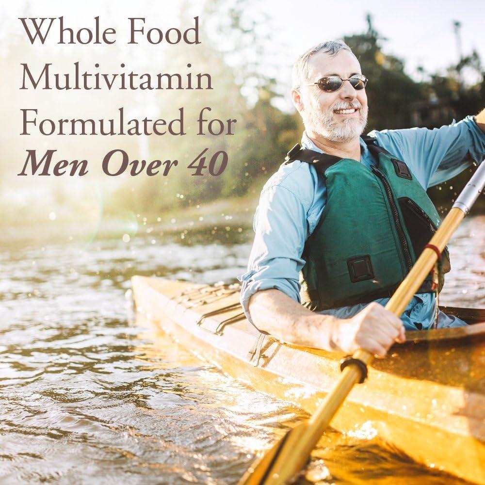 Multivitamínico Orgánico Jardín de Vida para Hombres 40+, 60 Tabletas