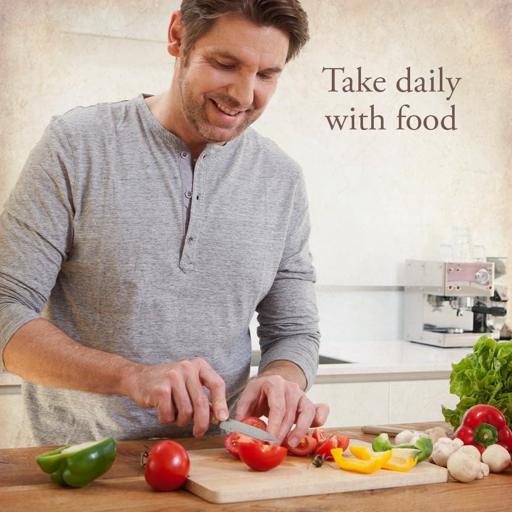 Multivitamínico Orgánico Jardín de Vida para Hombres 40+, 60 Tabletas