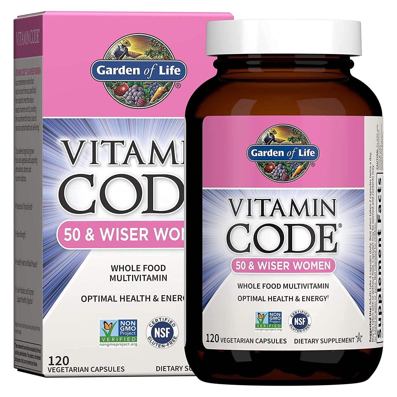 Multivitamina Jardín de la Vida 50+ Mujeres 120 Cápsulas