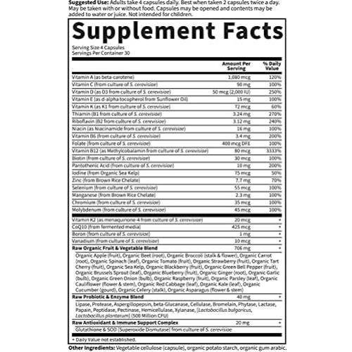 Multivitamina Jardín de la Vida 50+ Mujeres 120 Cápsulas