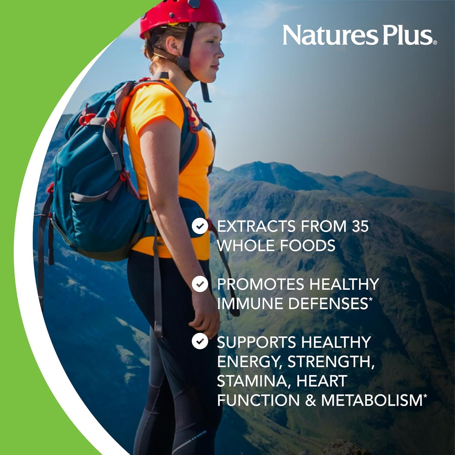 Multivitamina Orgánica para Mujeres NaturesPlus 90 Tabletas Veganas
