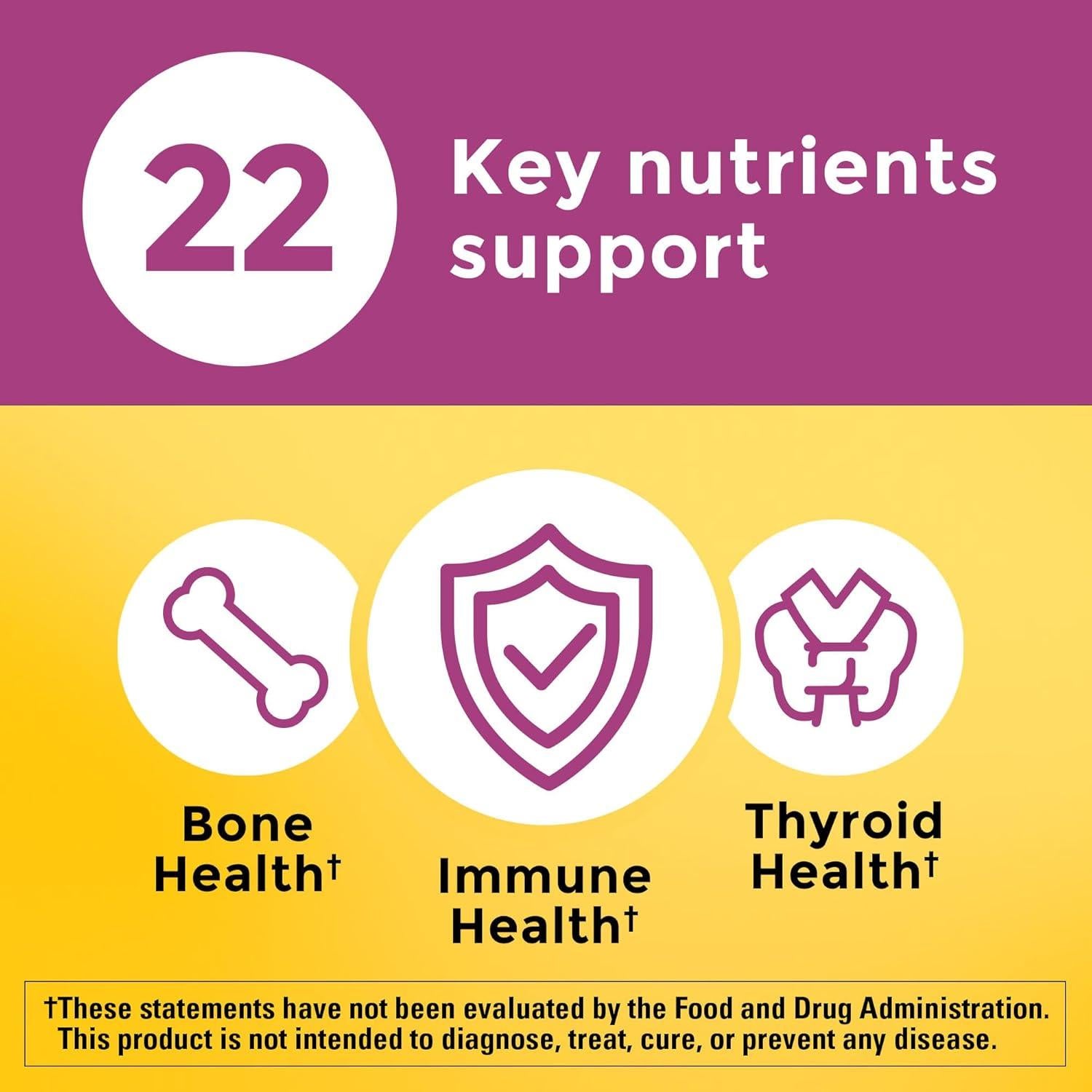 Multivitamina Nature Made Para Ella 50+ Sin Hierro 90 Tabletas