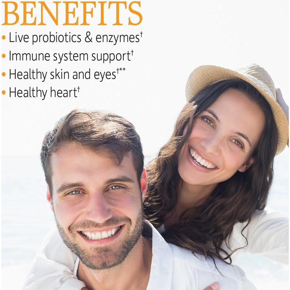 Vitamina C Cruda Jardín de la Vida 500mg 120 Cápsulas Veganas