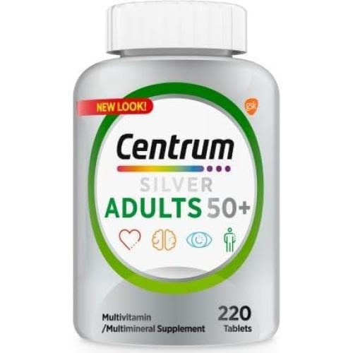 Centrum Silver Multivitamina 50+ Adultos 220 Cápsulas