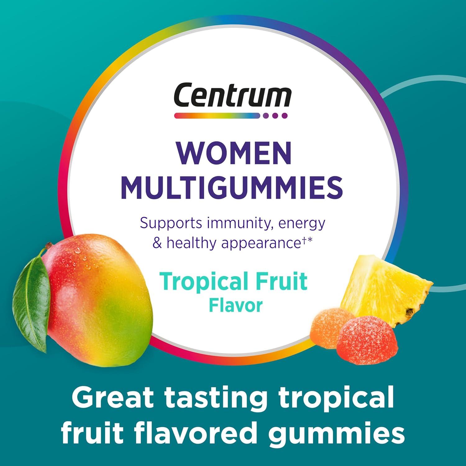 Gomitas Multivitamínicas Centrum para Mujeres 100 Unidades