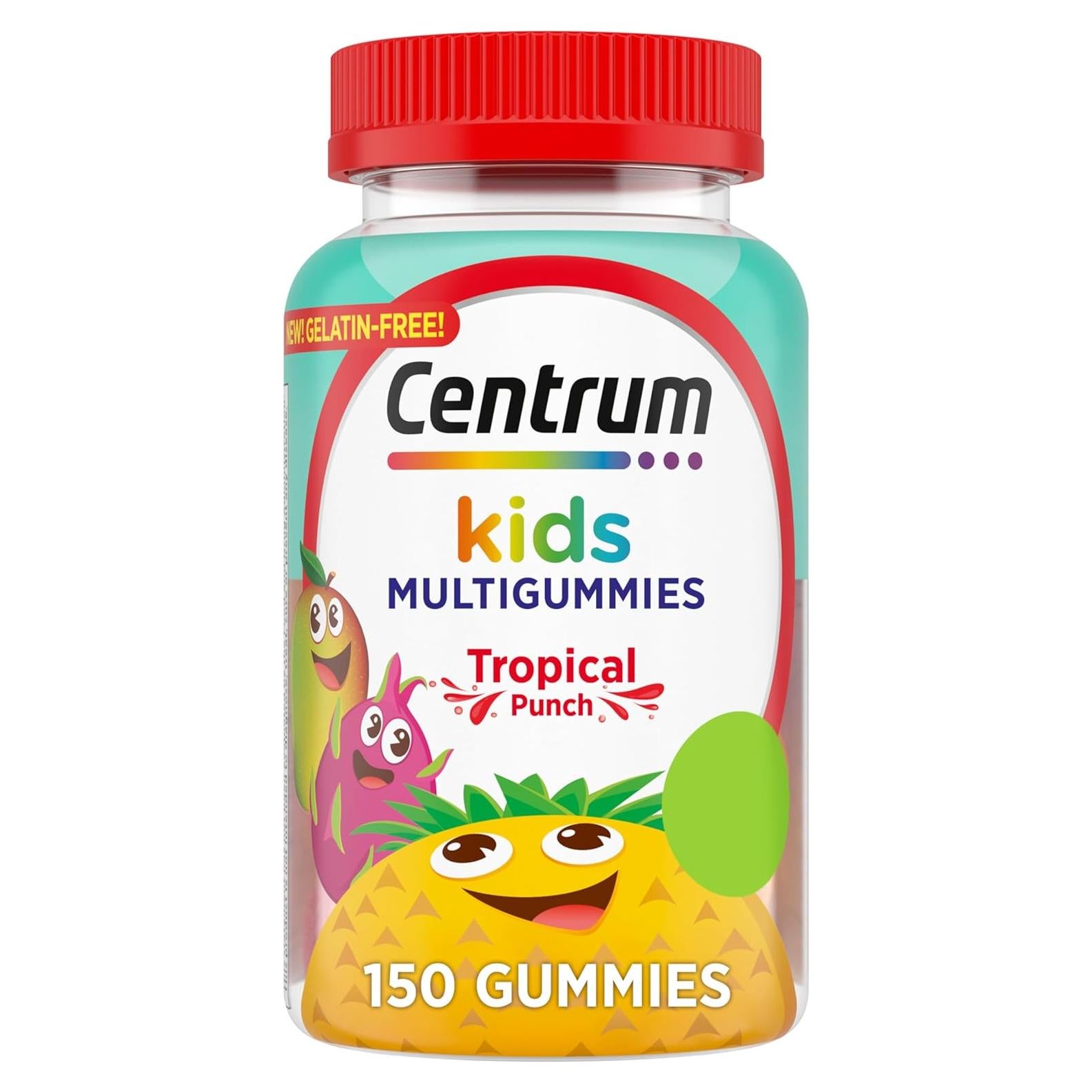 Gomitas Multivitamínicas Centrum Kids 150 Unidades Sabor Tropical