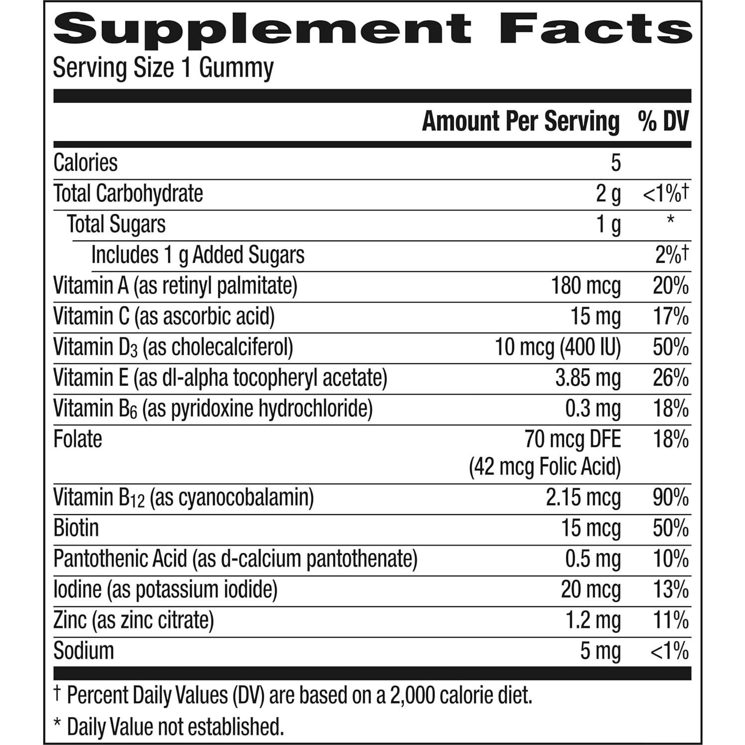 Gomitas Multivitamínicas Centrum Kids 150 Unidades Sabor Tropical