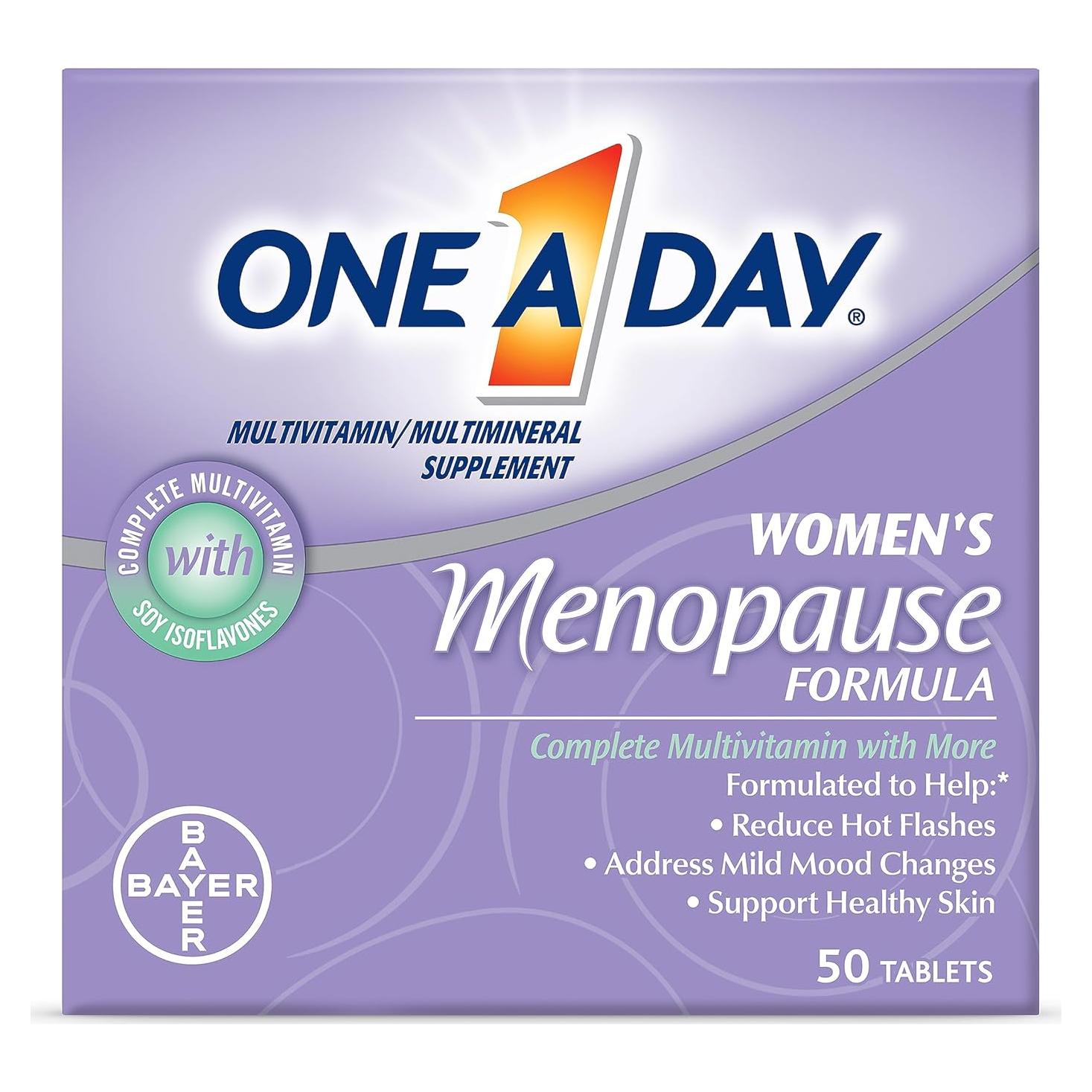 One A Day Multivitamínico Mujeres Menopausia 50 Tabletas