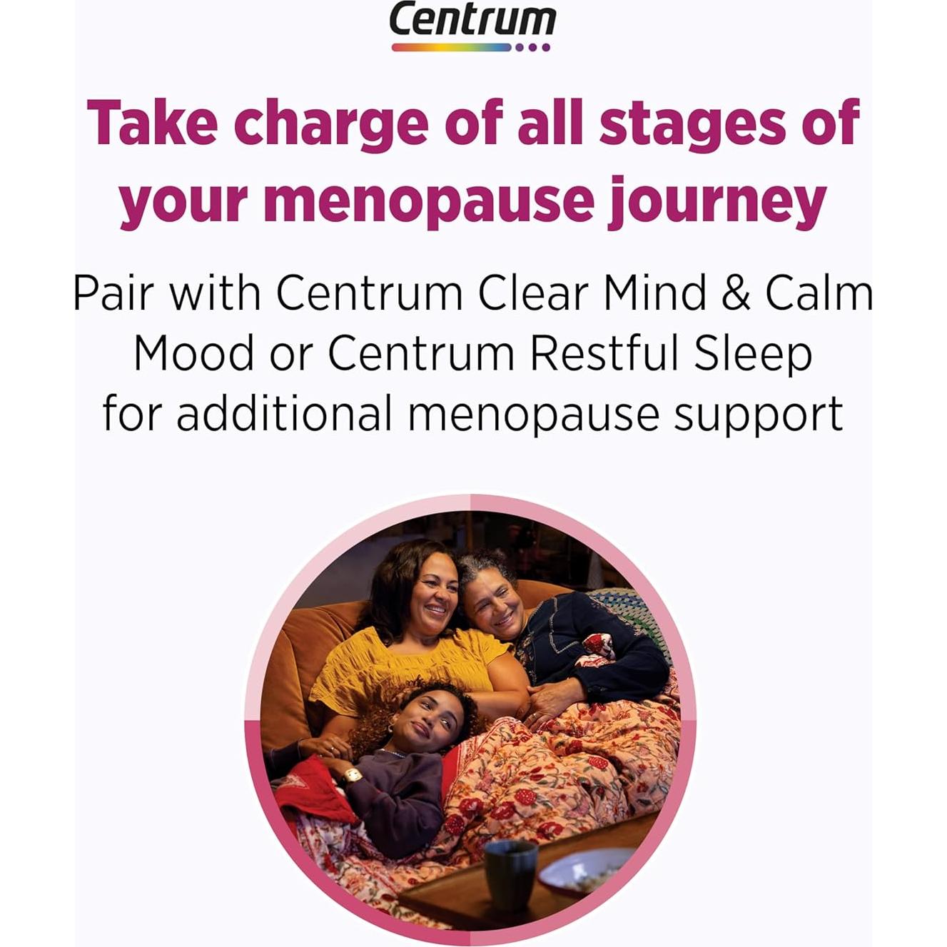 Suplemento Multivitamínico Centrum Menopausia 30 Tabletas