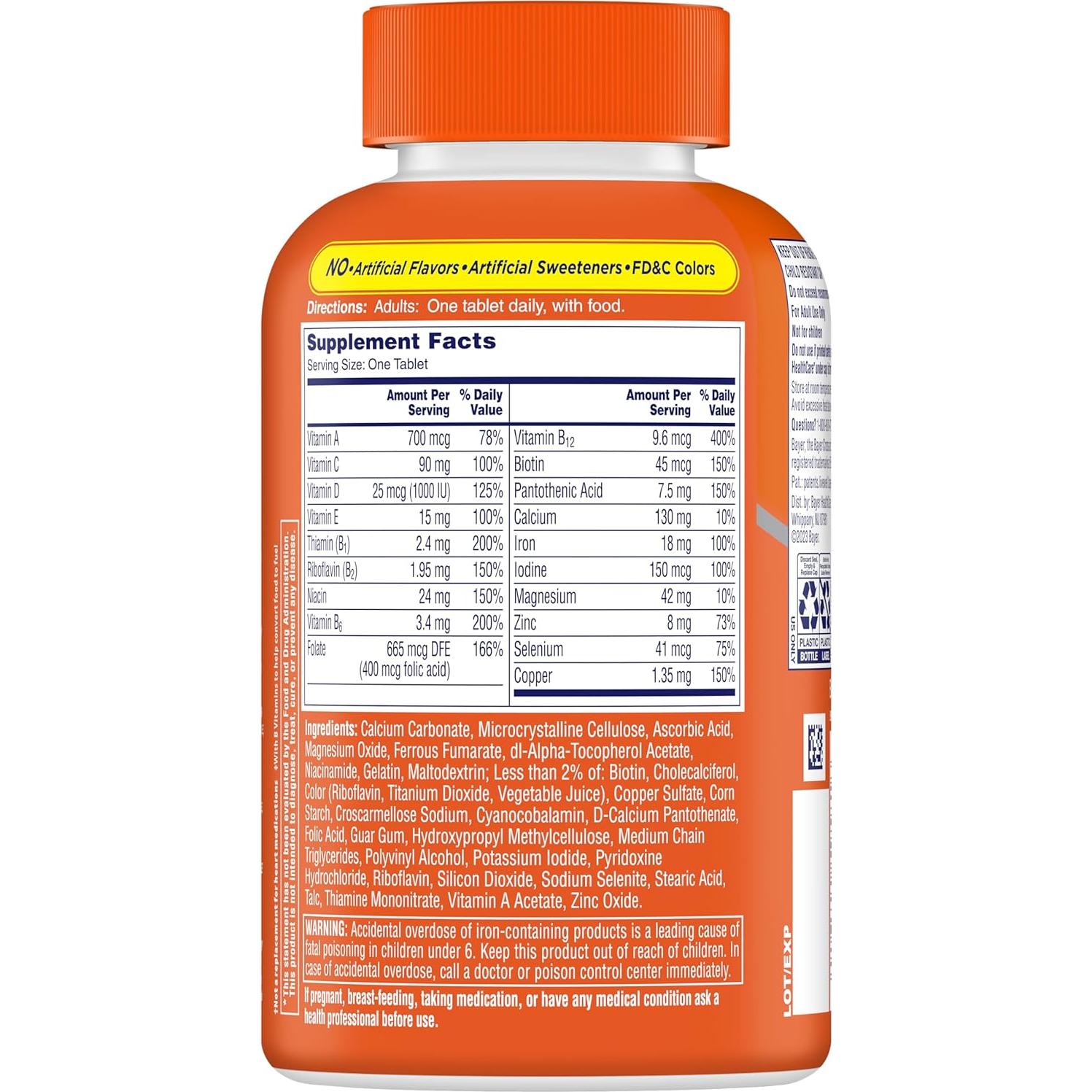 Multivitamina One A Day para Mujeres 200 Comprimidos - Salud Ósea y Piel