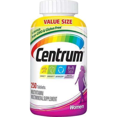 Centrum Multivitamínico para Mujeres 250 Tabletas con Hierro