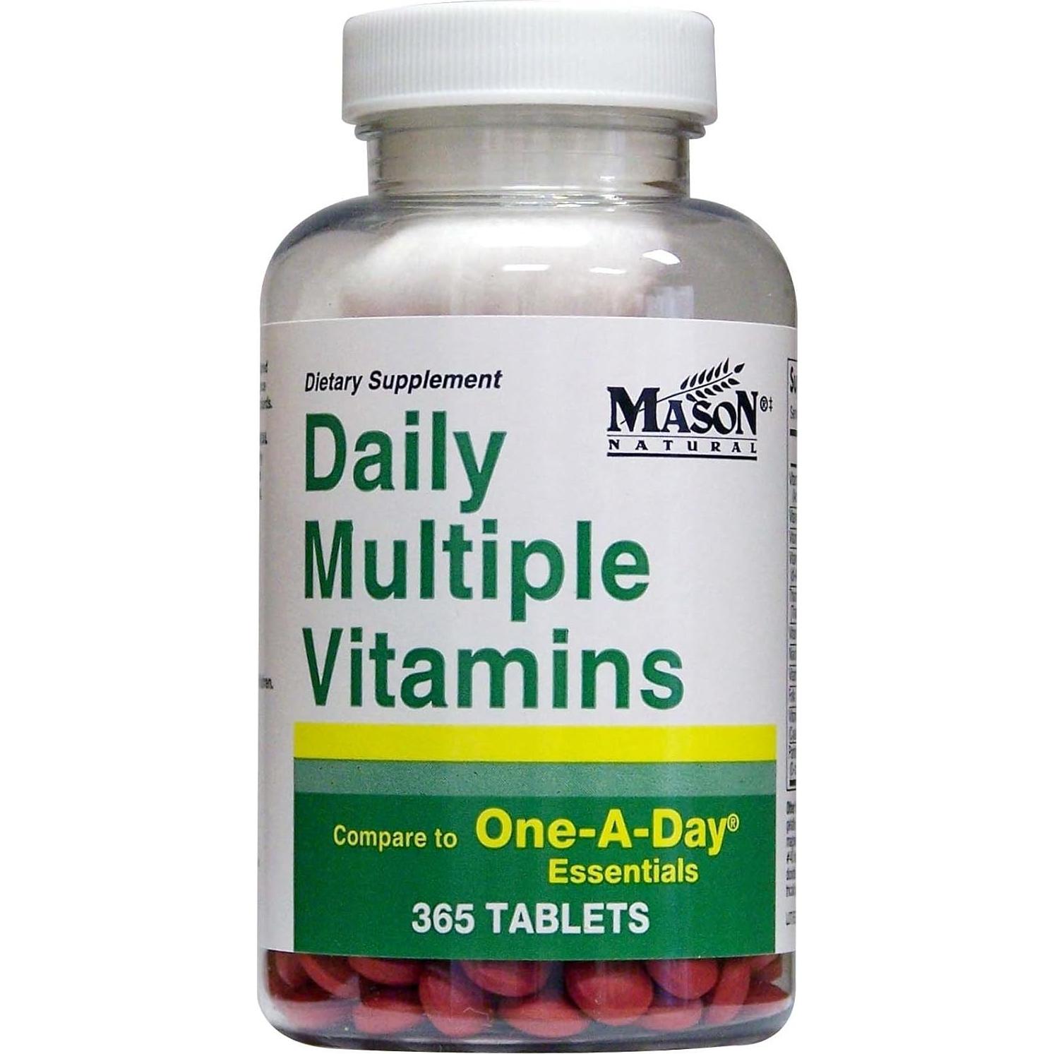 Vitaminas Múltiples Diarias Mason Vitamin 730 Tabletas