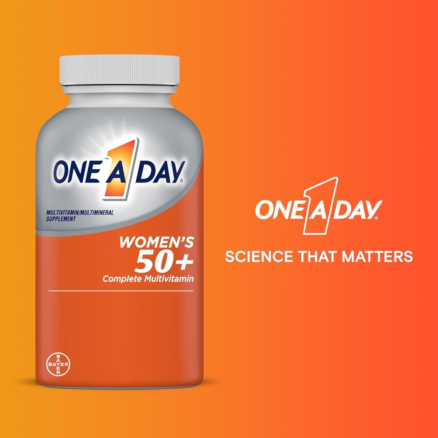One A Day Multivitaminas Mujeres 50+ 200 Tabletas Saludables