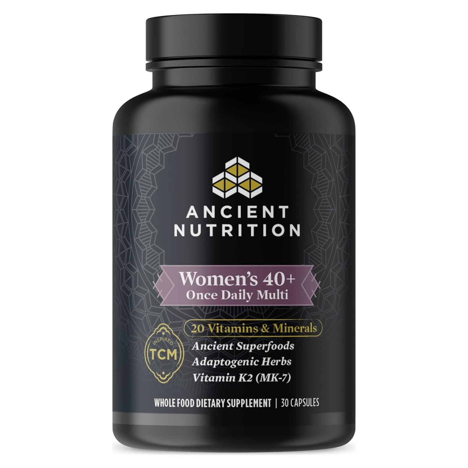 Suplemento Multivitamínico para Mujeres 40+ Ancient Nutrition 30ct