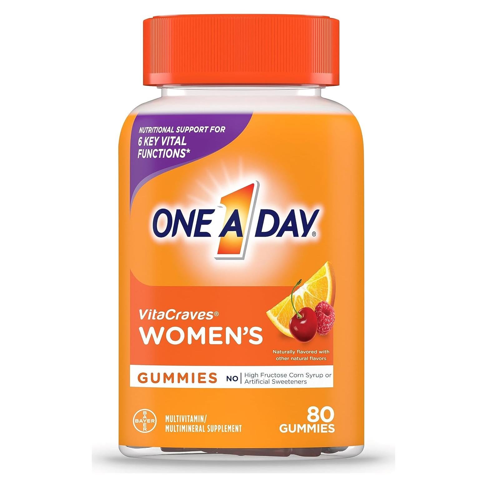 Gomitas Multivitamínicas One A Day para Mujeres 80 unidades