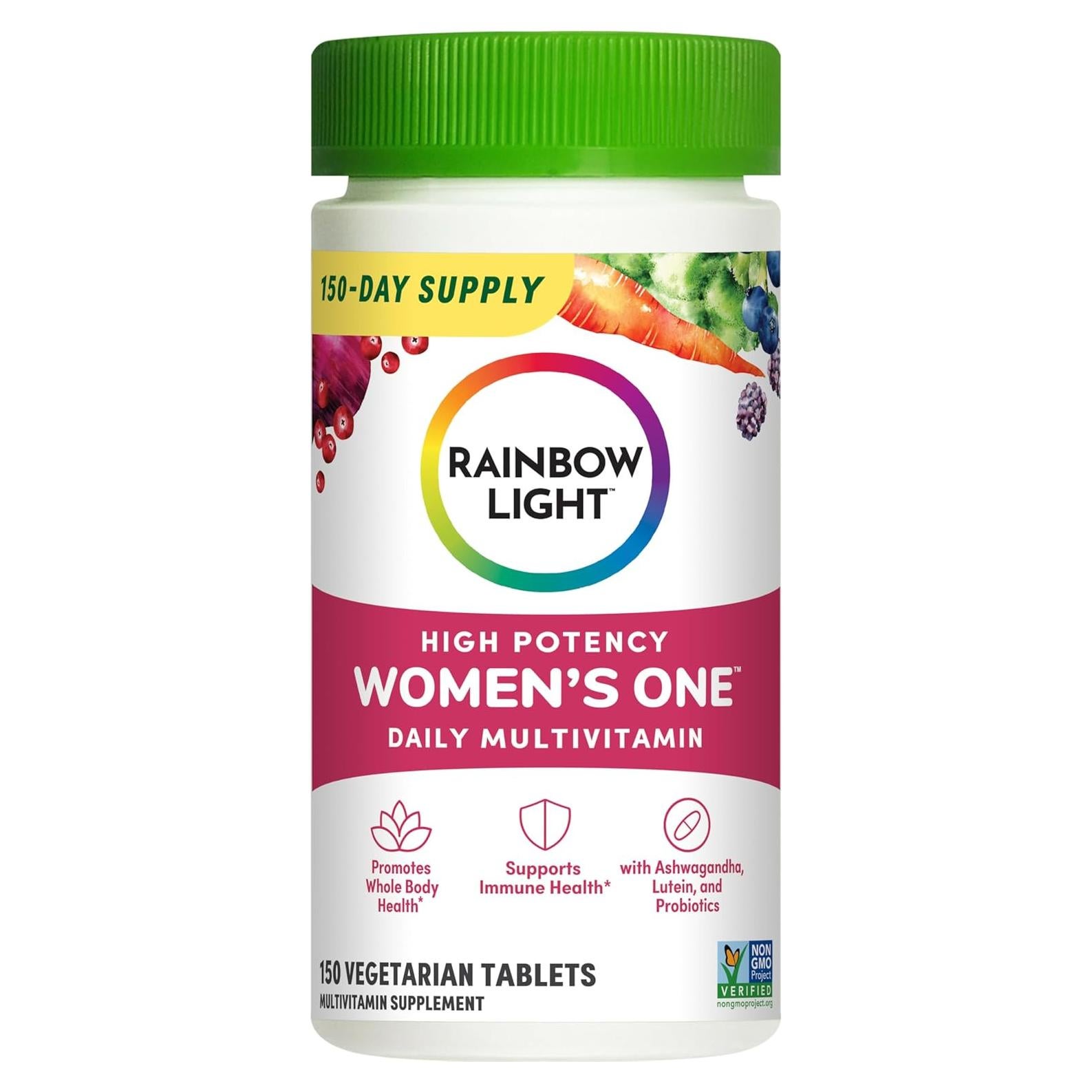 Multivitamina Diaria Rainbow Light para Mujeres 150 Tabletas