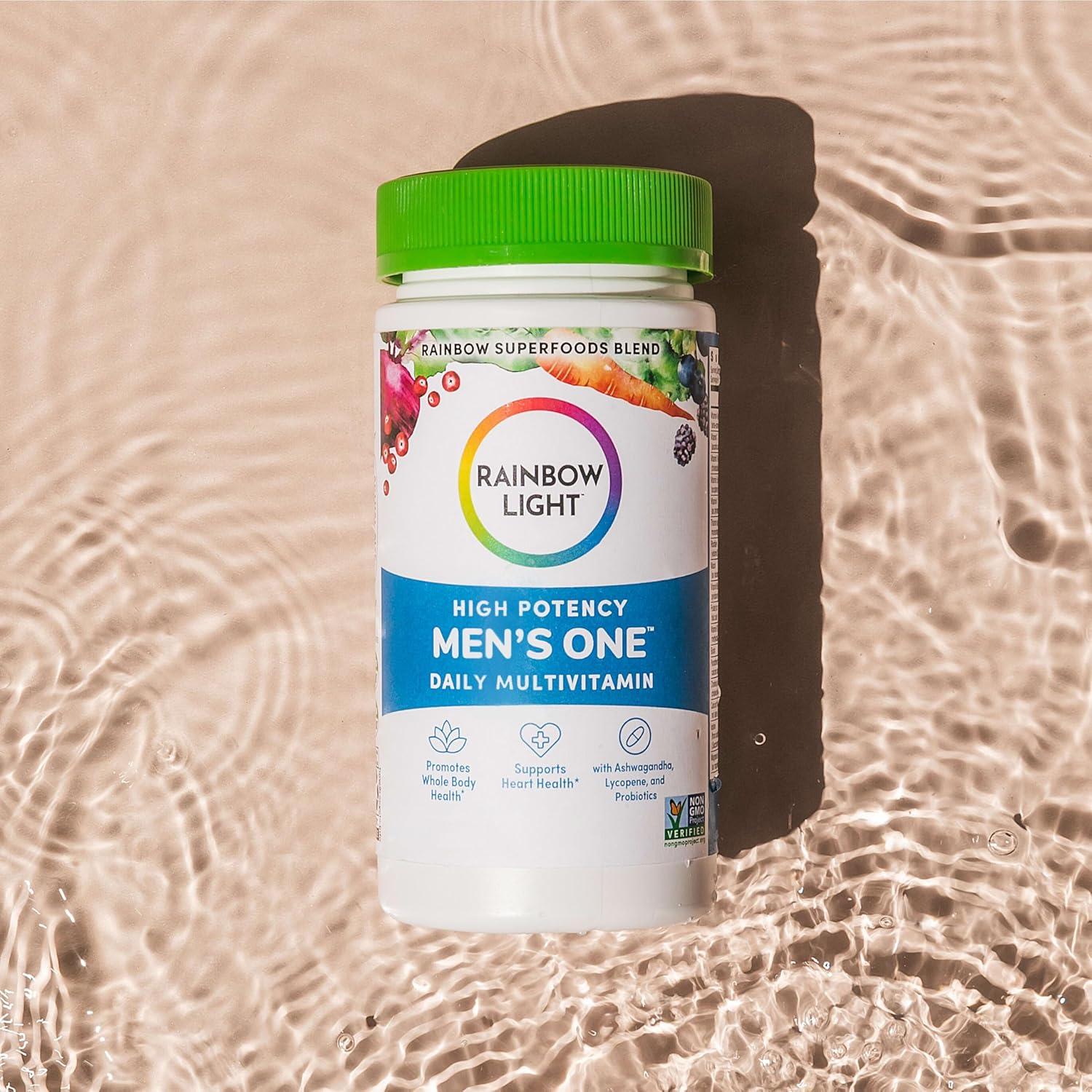 Multivitamina Diaria Alta Potencia Rainbow Light Hombres 150 ct