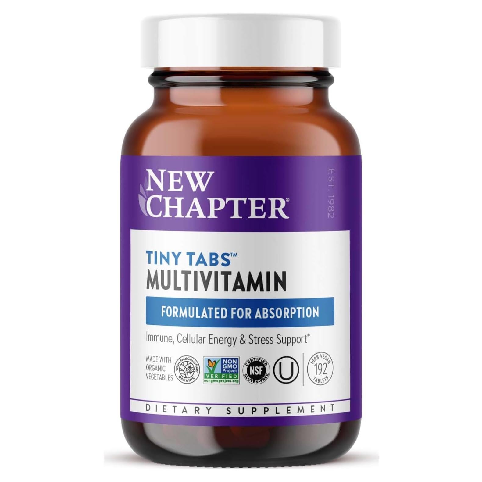 Multivitamina Tiny Tabs Nuevo Capítulo 192 tabletas - Soporte Inmunológico y Energía