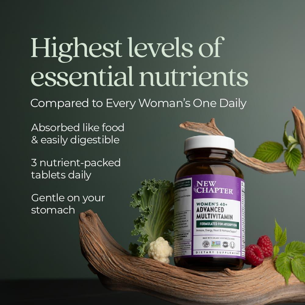 Multivitamínico Avanzado para Mujeres 40+ New Chapter 90 tabletas