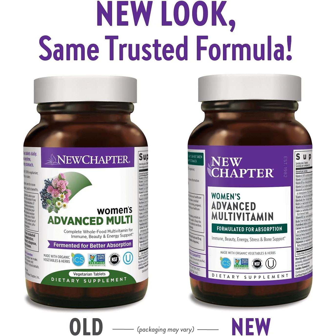 Multivitamínico para Mujeres Nuevo Capítulo 48 Cápsulas Probioticos