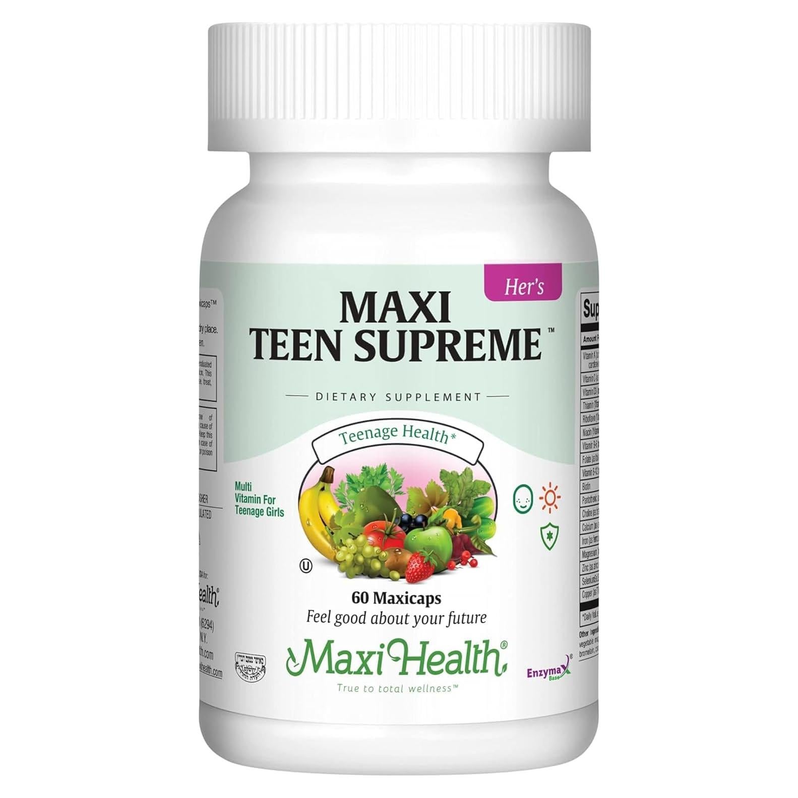 Multivitamina para Niñas Maxi Health HERS 60 Cápsulas