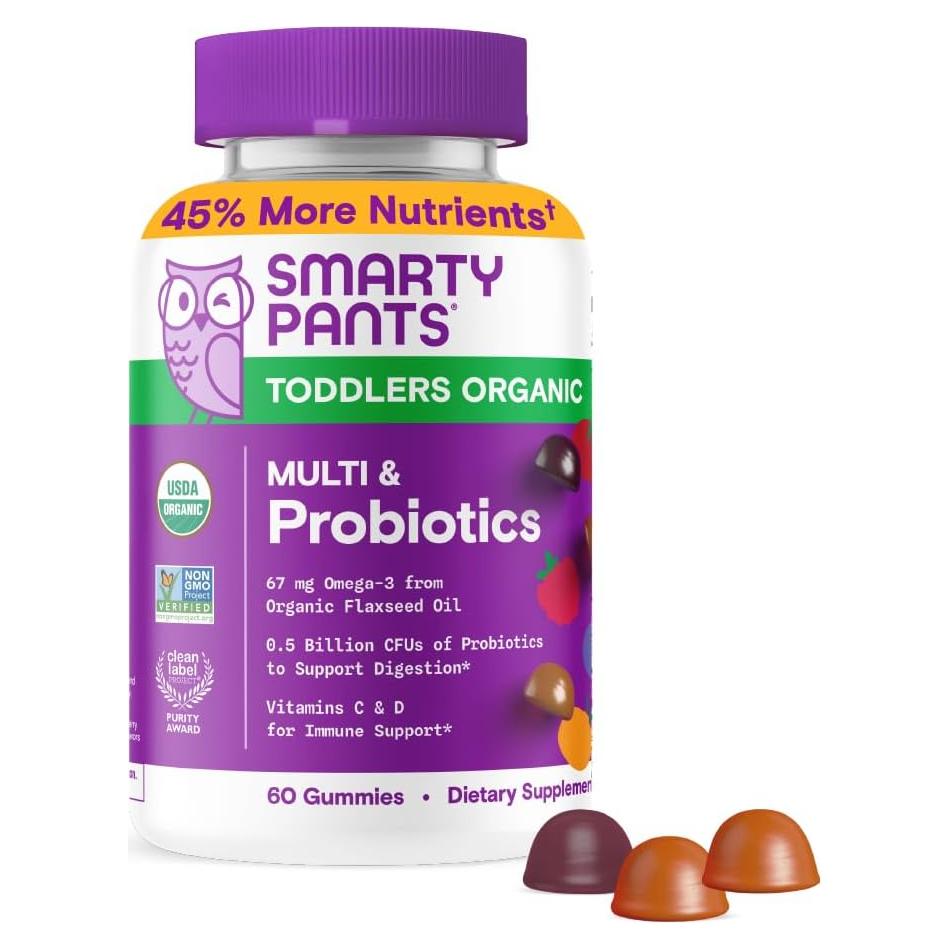 SmartyPants Gominolas Multivitamínicas Orgánicas 60 Unidades