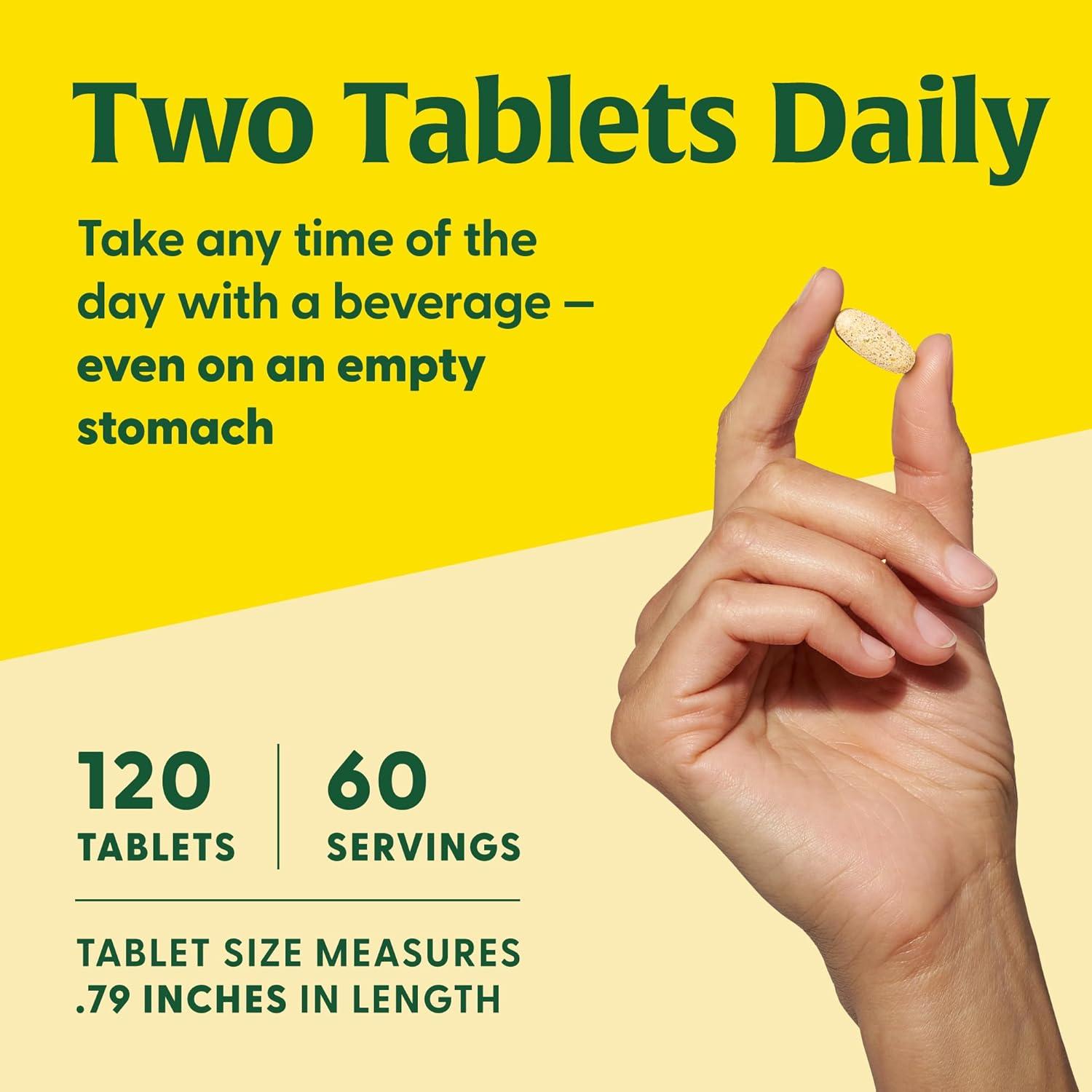 MegaFood Multivitamina Avanzada Hombres 55+ 120 Tabletas