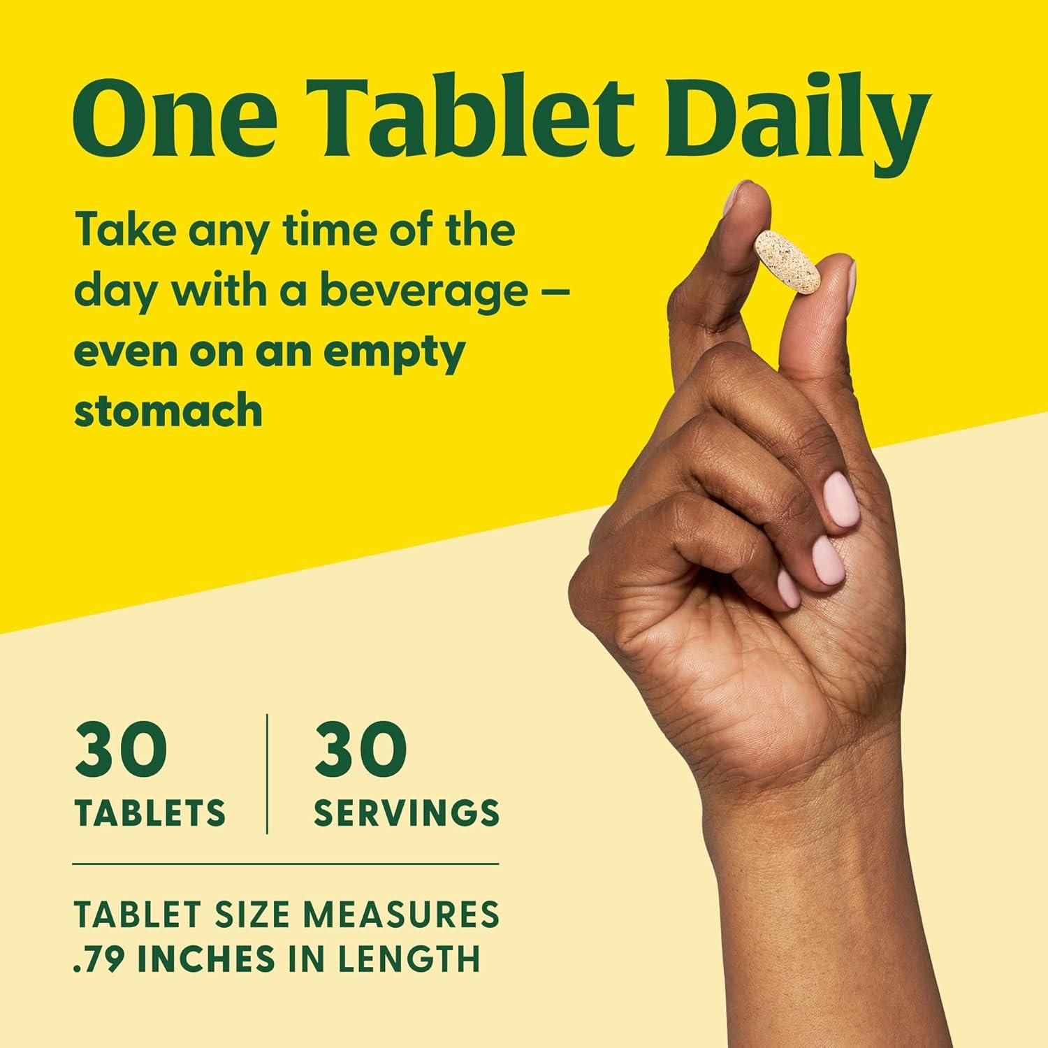 MegaFood Multivitamina Diaria 30 Tabletas - Soporte Inmunológico