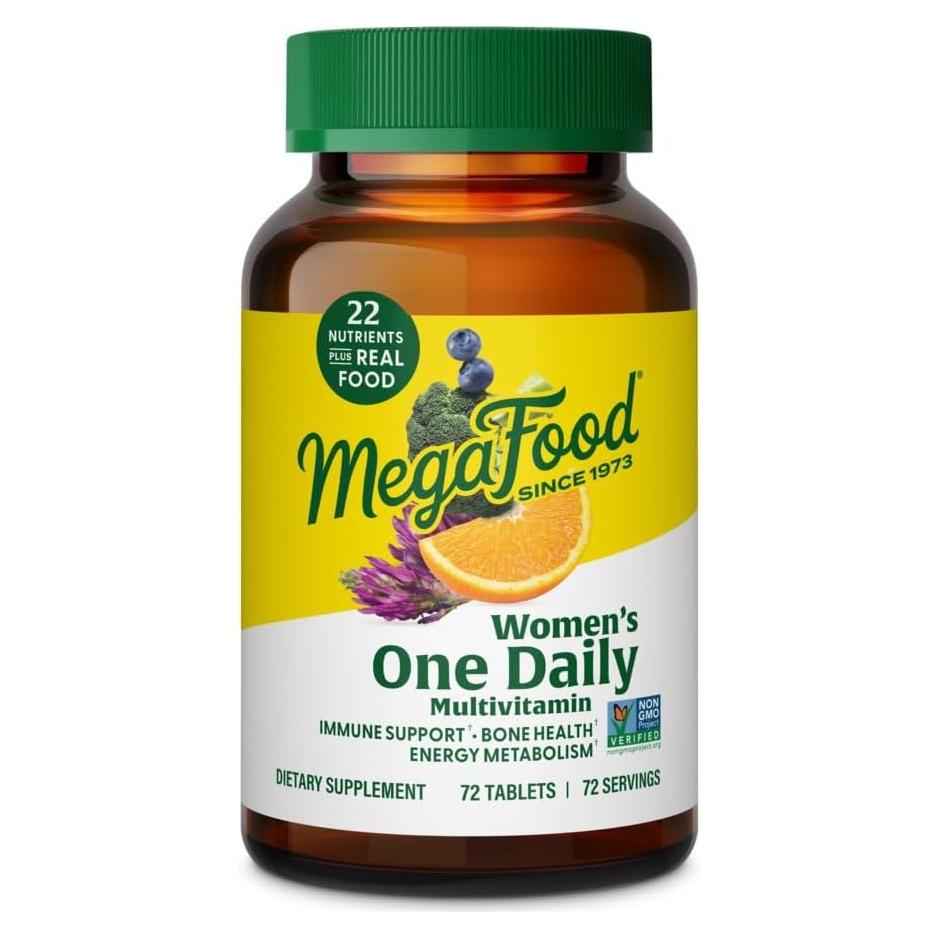 Multivitaminas MEGAFOOD Una Diaria Mujeres 72 Tabletas