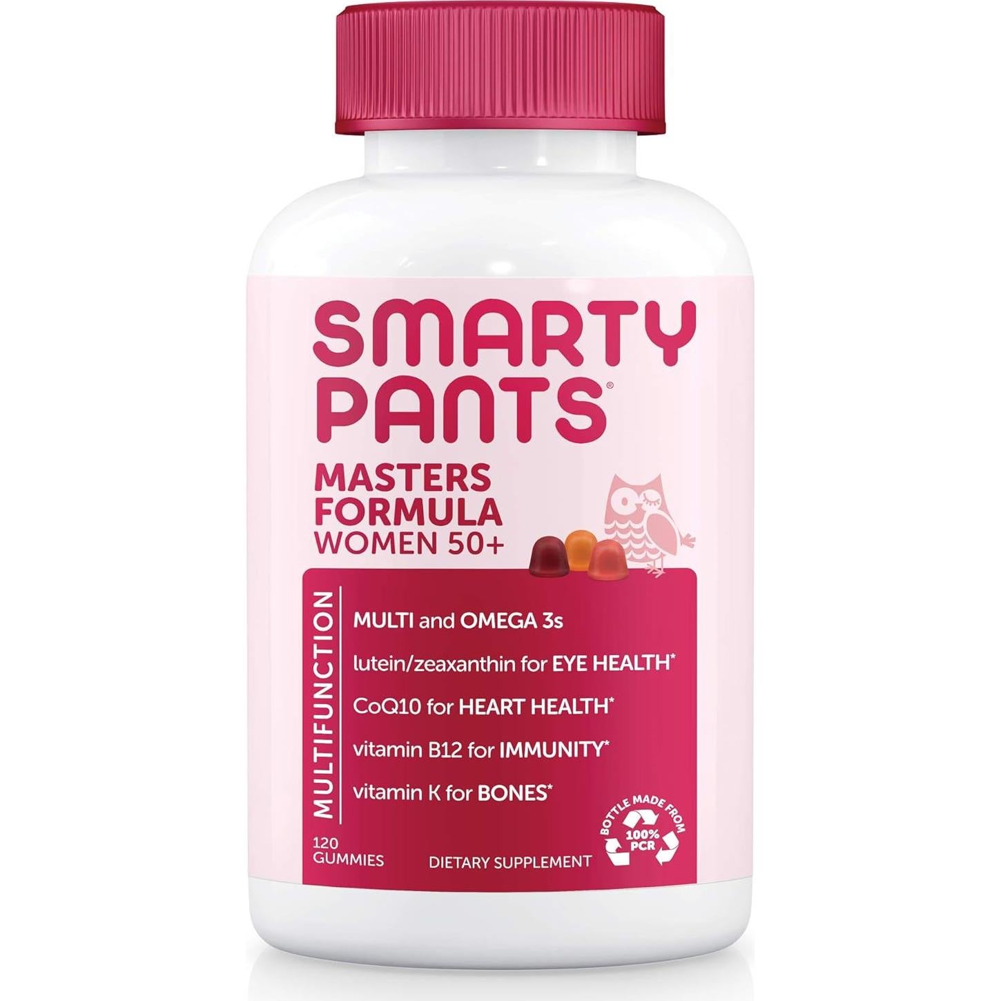 SmartyPants Gominolas Multivitamínicas Mujeres 50+ Omega 3 180 Unidades