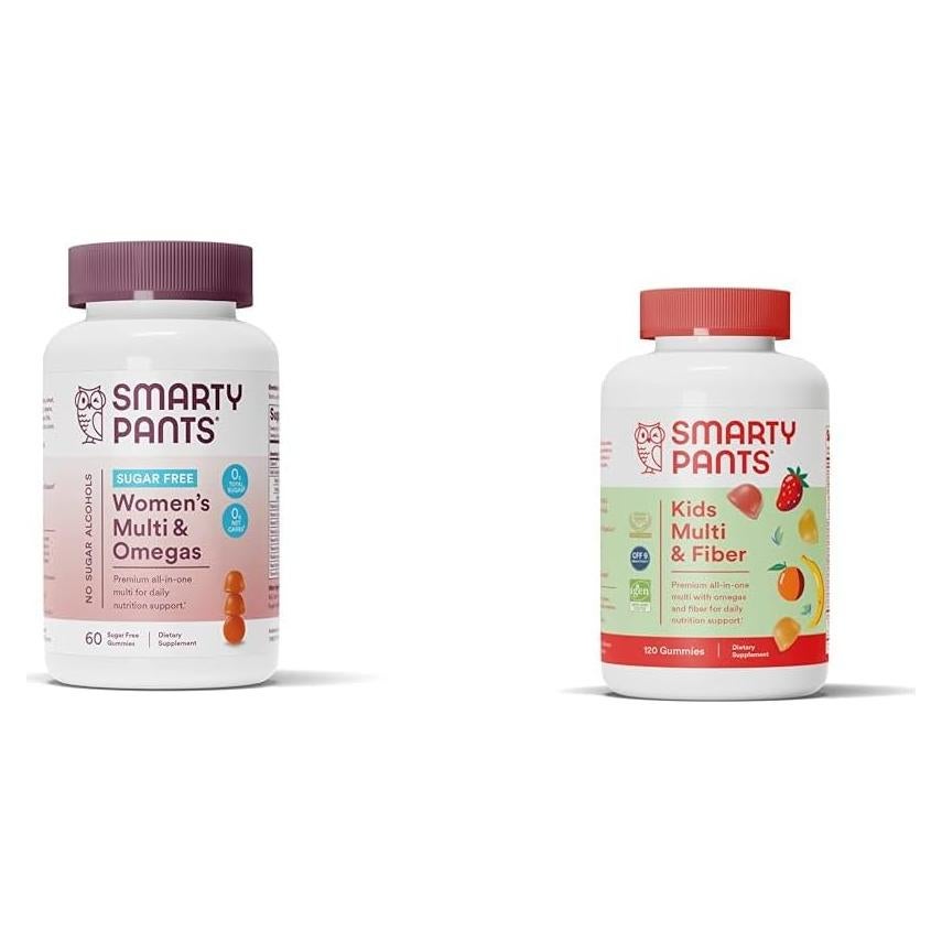 Gomitas Multivitamínicas Sin Azúcar SmartyPants 60 Unidades