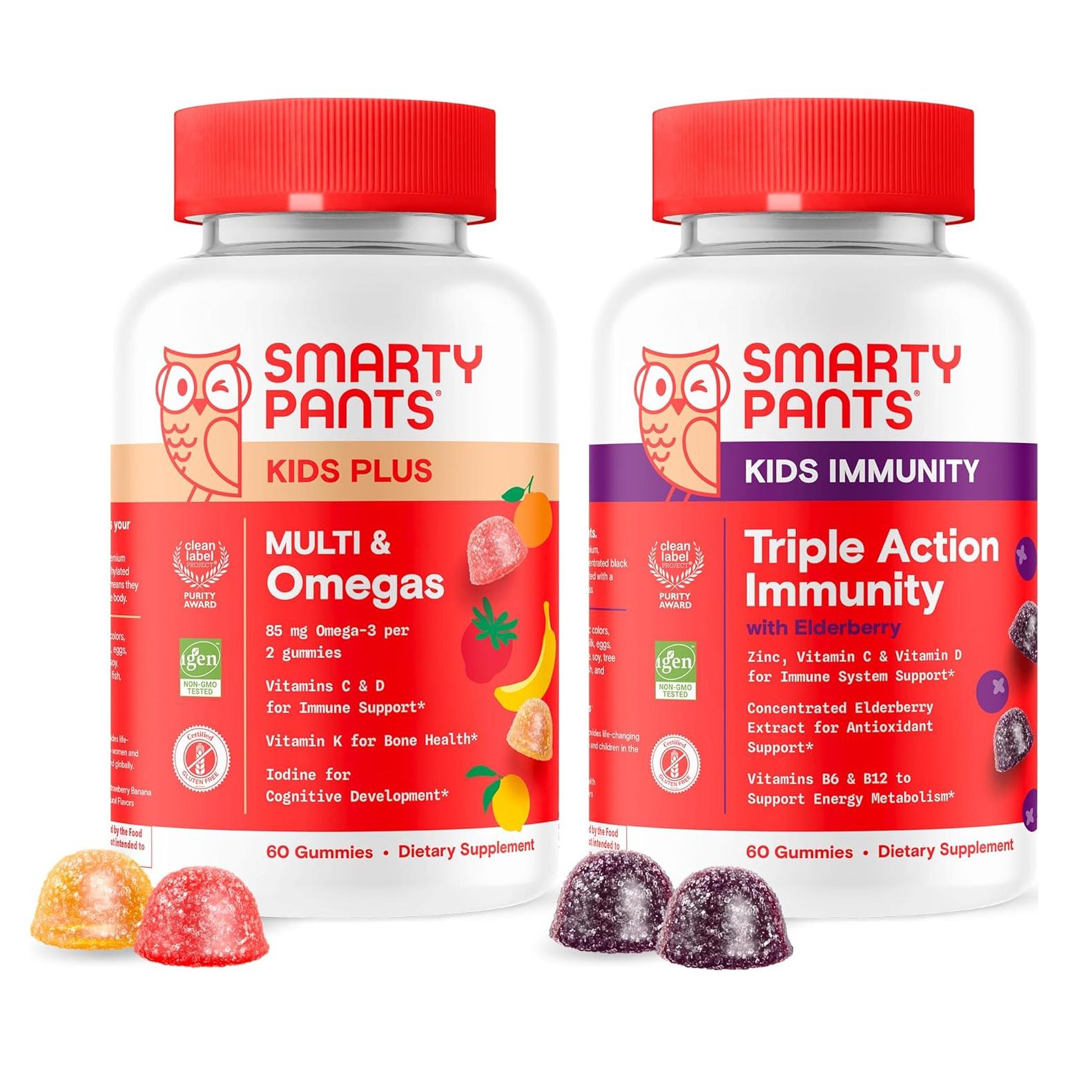SmartyPants Gomas Multivitamínicas 120 Unidades Niños + Inmunidad