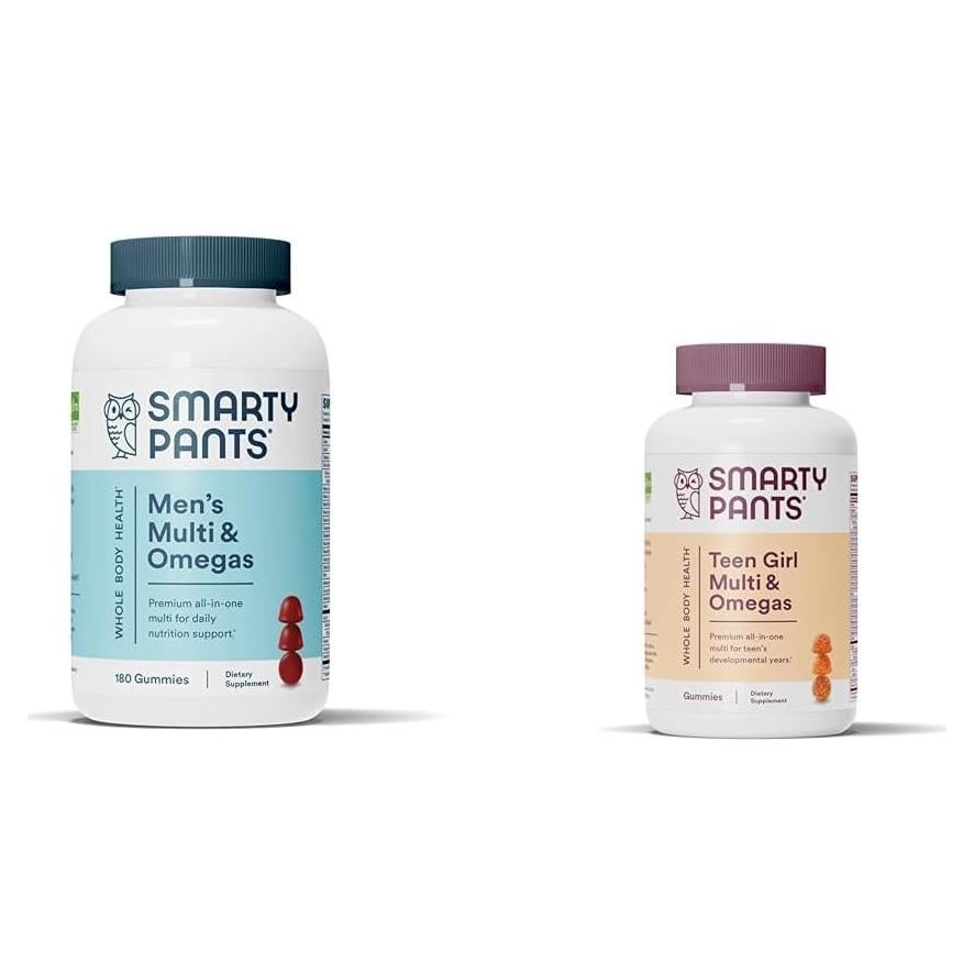 SmartyPants Multivitaminas Gominolas para Hombres y Chicas Adolescentes