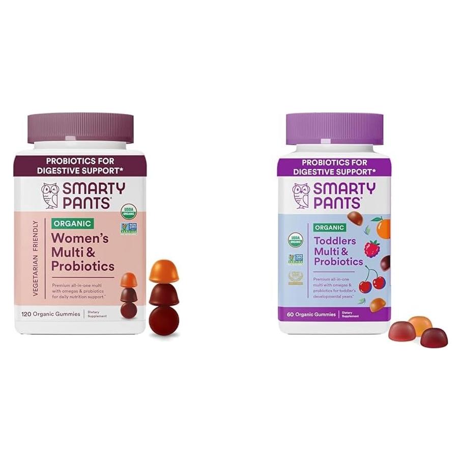 Gomitas Multivitamínicas Orgánicas SmartyPants 120/60 Unidades
