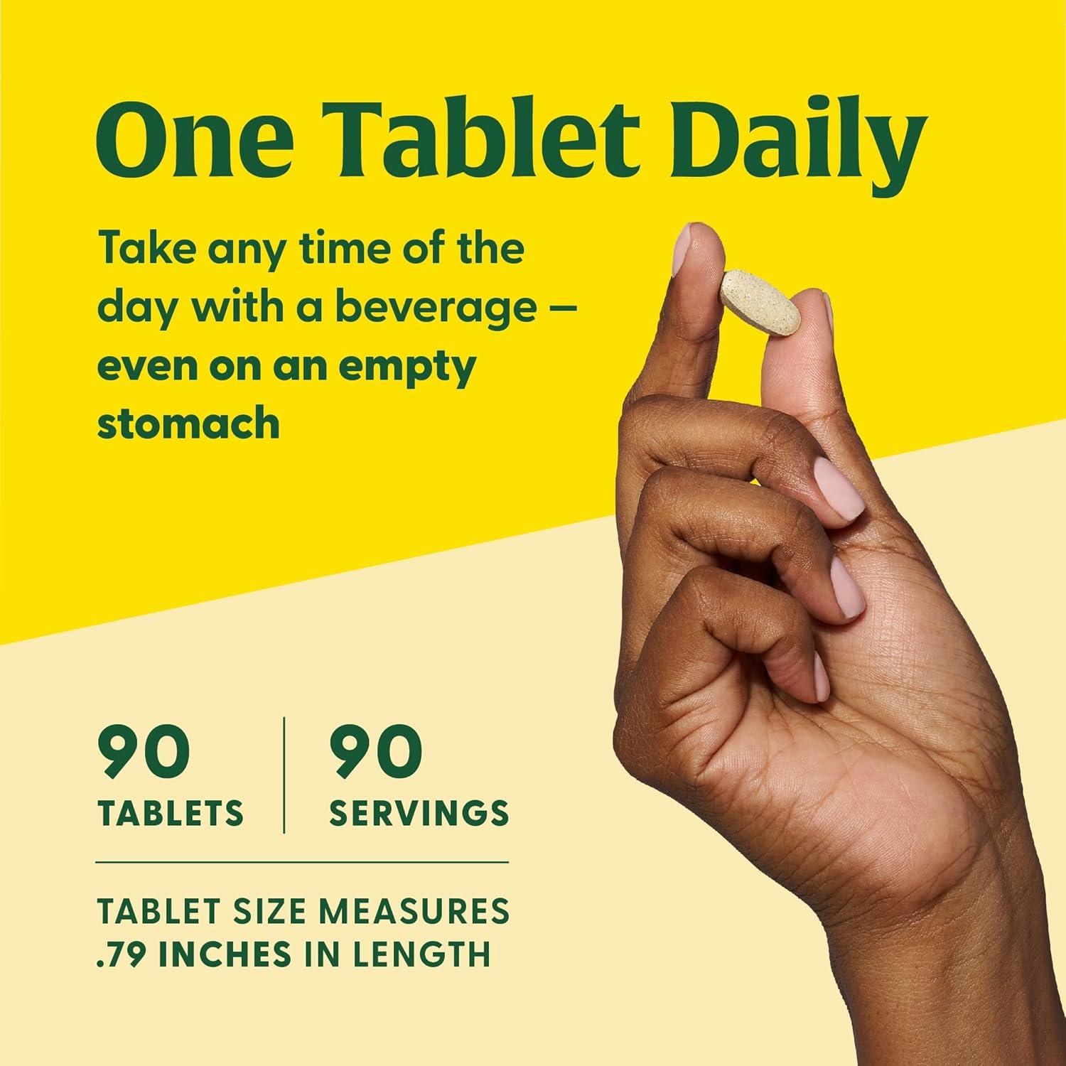 Suplemento de Magnesio MegaFood 90 Tabletas Veganas