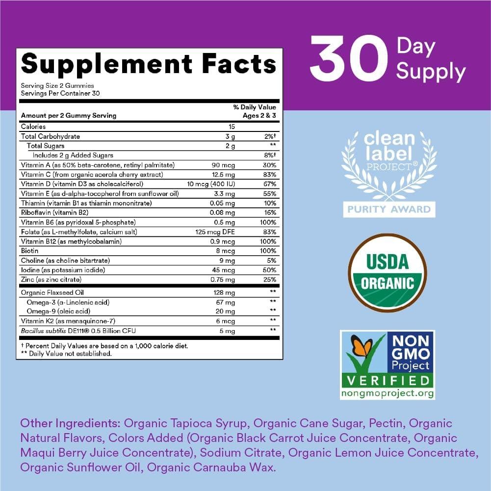 SmartyPants Gominolas Multivitamínicas Orgánicas 60 Unidades