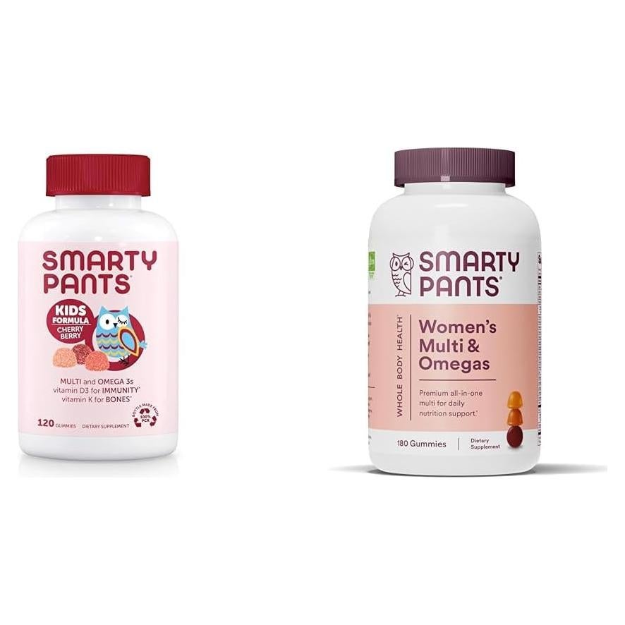 SmartyPants Gominolas Multivitamínicas Niños y Mujeres 120/180 Unidades