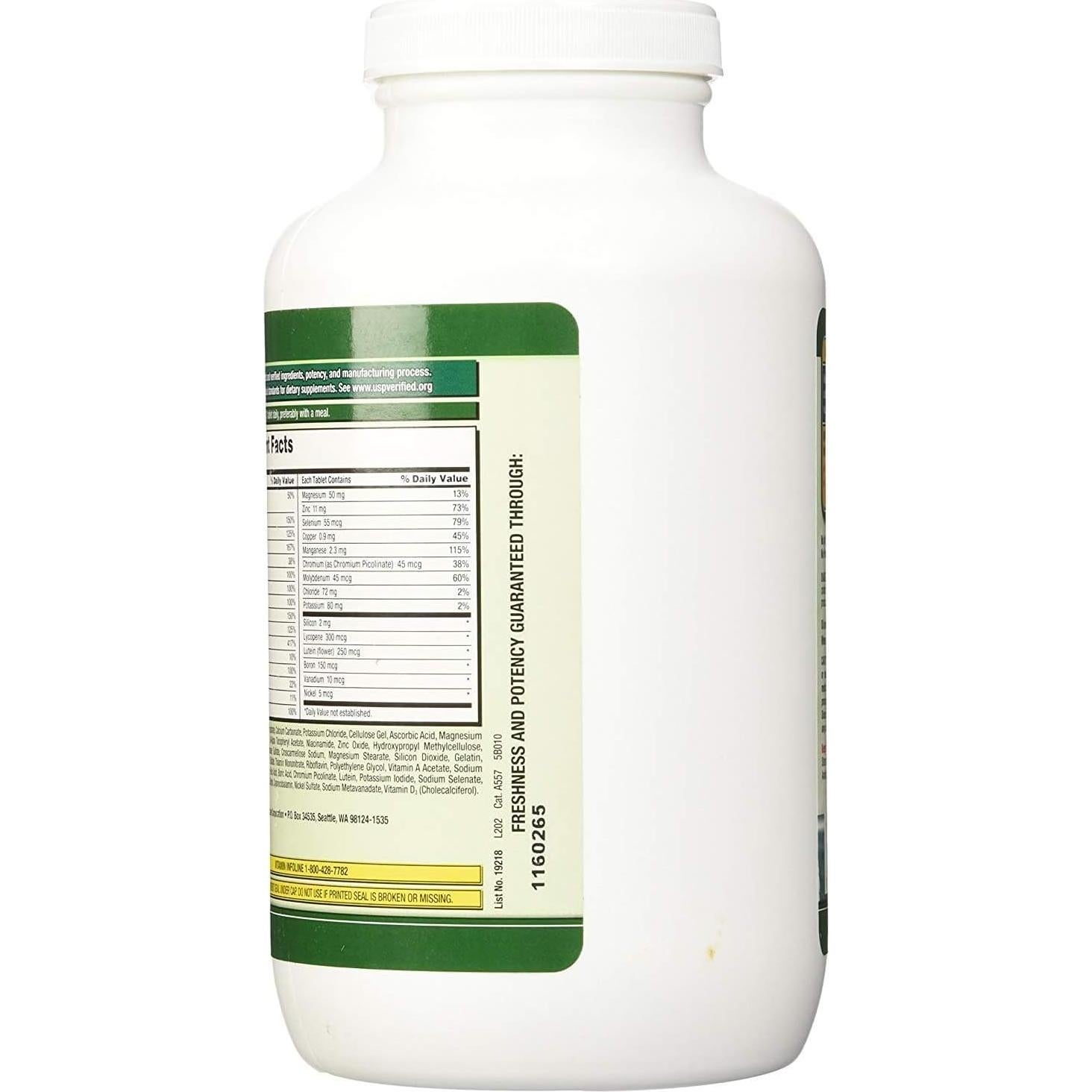 Multivitaminas Adulto 50+ Kirkland Signature 400 Tabletas