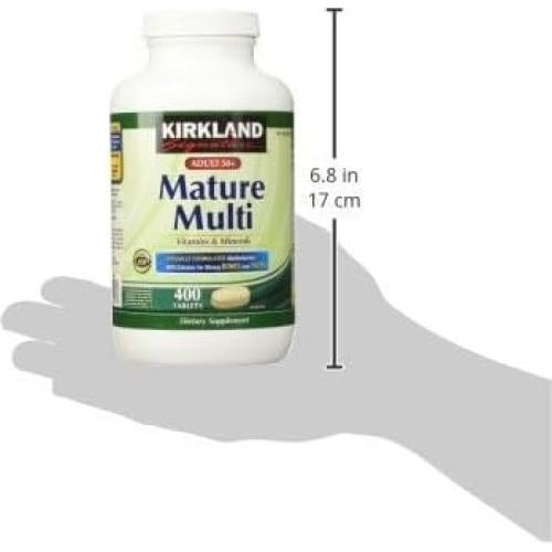 Multivitaminas Adulto 50+ Kirkland Signature 400 Tabletas